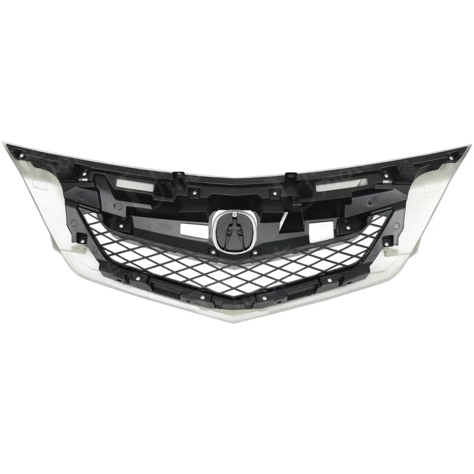 Conjunto de parrilla superior delantera parrilla con acabado de astilla para Acura TL 2009 2010 2011 Foto 4 de 4