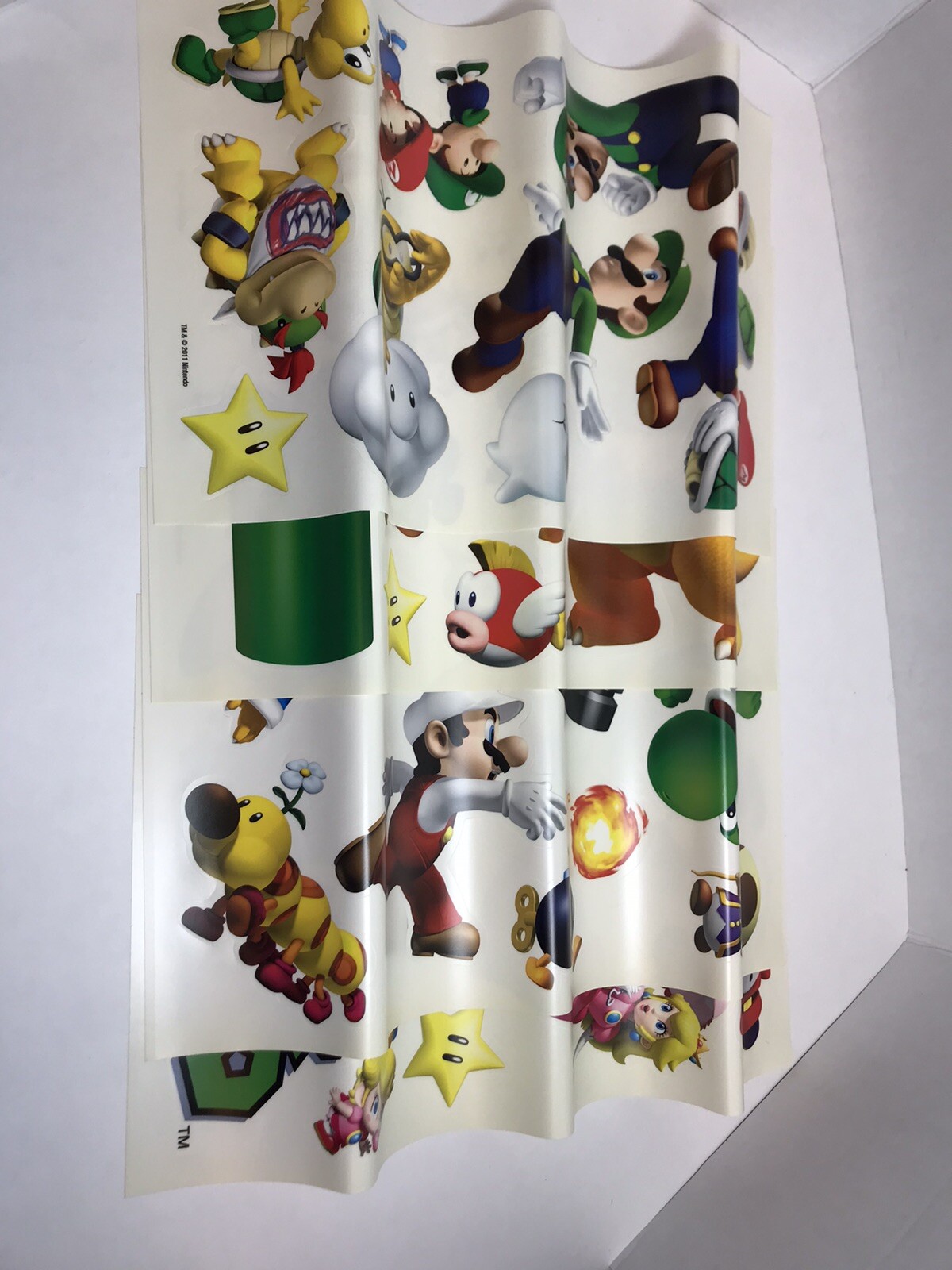 Nintendo Super Mario Peel and Stick Wall Decals 35 Wall Decals Repositionable eBay