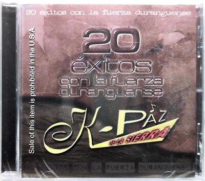K-Paz De La Sierra - 20 Exitos Con la Fuerza Duranguense (2004, CD