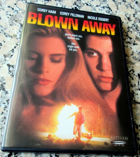 BLOWN AWAY Erotic Thriller DVD Corey Haim Feldman Nicole Eggert Brenton Spencer - Picture 1 of 3