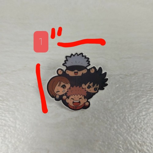 Broche de mariposa alfiler de acrílico Jujutsu Kaisen Itadori, Megumi, Nobara y Gojo - Imagen 3 de 3