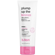 b.tan Dark Gradual Self Tanning Lotion  Plump Up the Bronze Everyday Glow Lo...