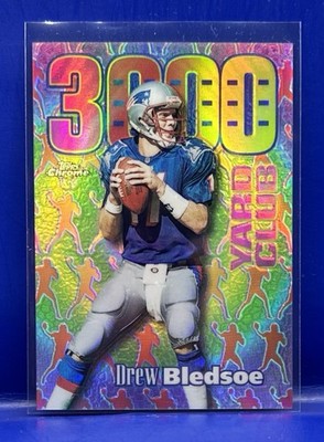 1999 Topps Chrome All Etch Drew Bledsoe #16 Refractor New England Patriots SP