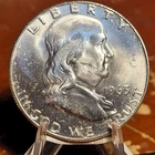 1963-D 90% Silver Franklin Half Dollar BU Super Nice Coin