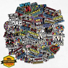99 Pcs Autism Awareness Waterproof Stickers Laptop Luggage