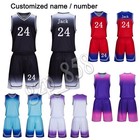 Personalized Kids Boys Girls Basketball Kit Shirt Sets Training Suit Sportwear