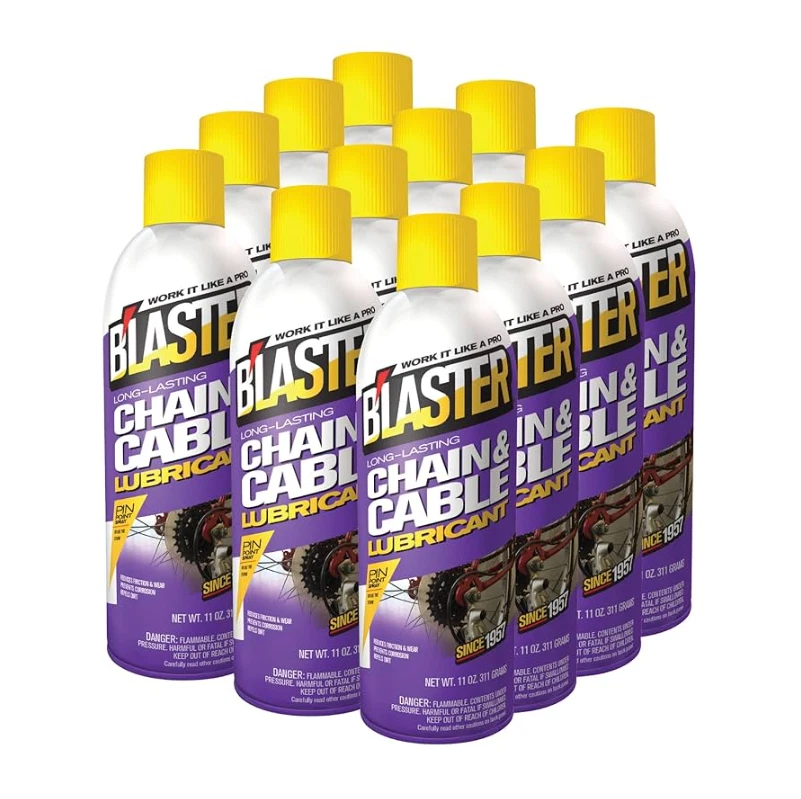 BLASTER B'laster Chain and Cable Lubricant, 11 oz Case of 12