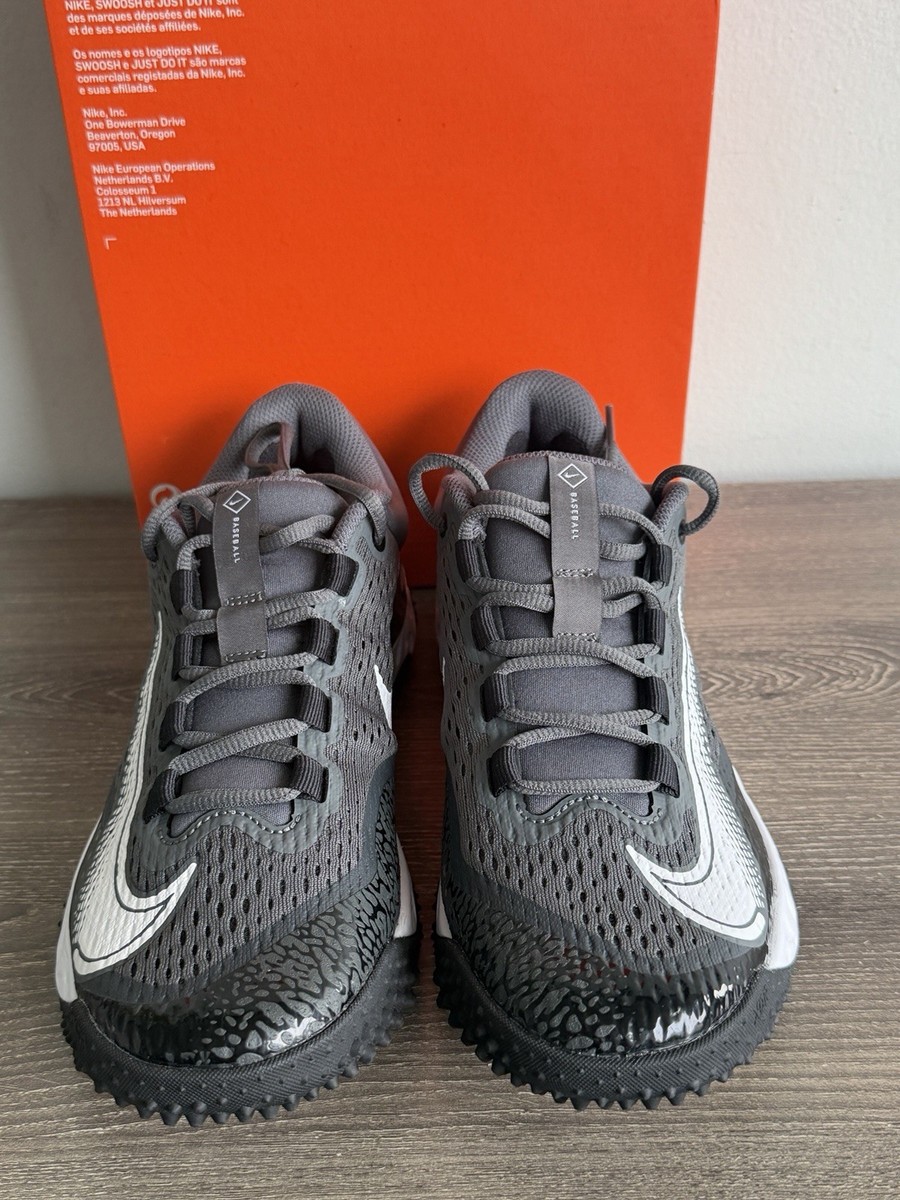 Size 7 - Nike Alpha Huarache Elite 4 TF Black White for sale