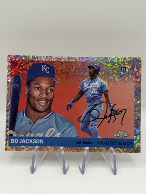 2025 Topps Chrome Platinum Bo Jackson #248 Rose Gold Mini Diamond Refractor /75