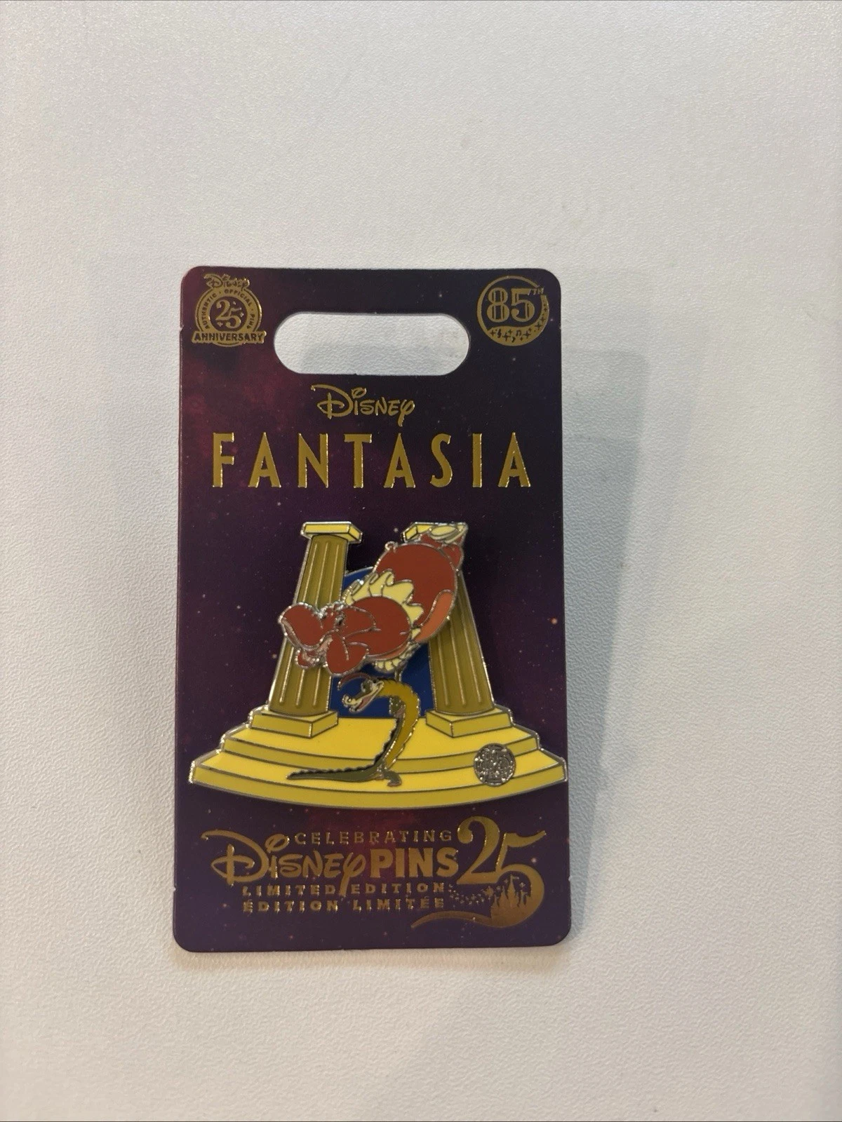 NEW - Disney World Hyacinth Hippo Fantasia 85th Anniversary Pin LE