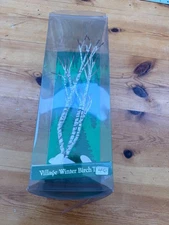 Dept 56 Village Winter Birch Tree  White Base Posable Branches  Tall NEW F2