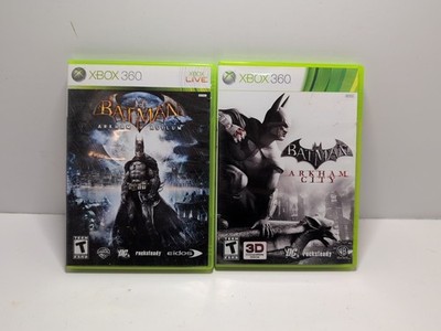 Batman Arkham Asylum Arkham City Xbox 360 Games CIB