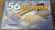 56 Kbps Fax Modem, PCMCIA Card, V.90/K56flex, For Windows 98, SEALED NEW