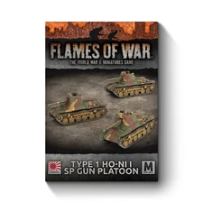 Flames of War Mid War Pacific Japanese Type 1 H0-Ni SP Gun Platoon