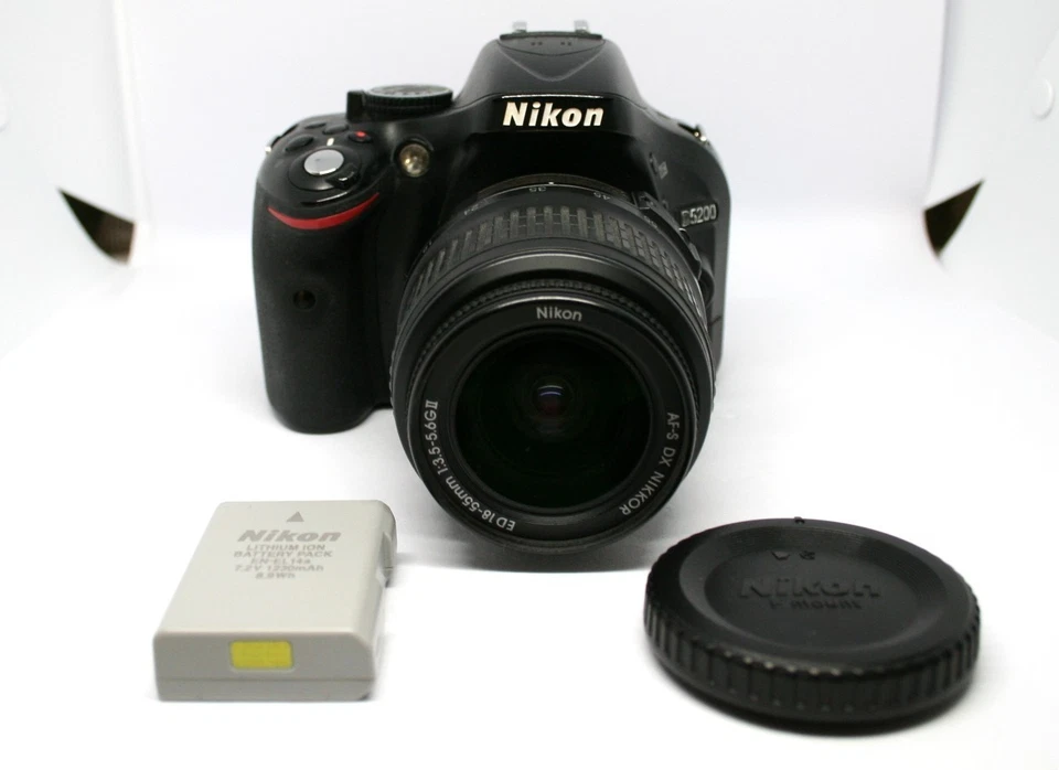 Nikon D5200 24.1MP DSLR Camera Body – Excellent + Bonus Lens  From Japan 59301B - Image 2 of 4