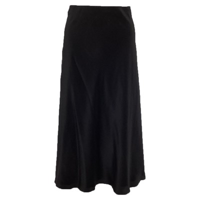 The Row Midi Skirt In Silk Women Black Size 44