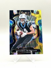 2025 Panini Select Concourse Prizm Tetairoa McMillan #44 Gold And Black Prizm