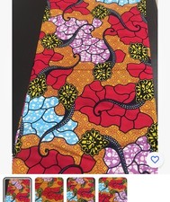 Exquisite African Ankara Wax Prints. Best Quality 6 yards, 100 Cotton