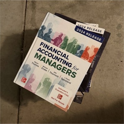 McGraw Hill Financial Accounting Instructor's Evaluation Copy Hardcover 2024