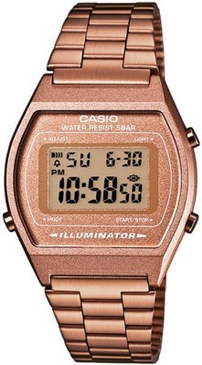 CASIO VINTAGE Chronograph B640WC-5AEF Edelstahlarmband Rosegoldfarben B-WARE