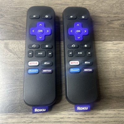 GENUINE ROKU RC-ALIR STREAMING MEDIA REMOTE NETFLIX/APPLETV+/PARAMOUNT+/HBOMAX