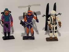 GI Joe  Lot Of 3 Annihilator Toxo Viper and Blizzard Mostly Complete.