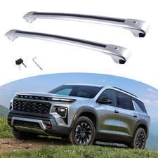 Barra transversal de techo de aluminio apta para Chevrolet Traverse 2024 2025 2 piezas