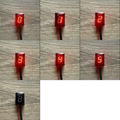 Brixton Ganganzeige Plug & Play Rot/Passend an allen 125-250 BRIXTON luftgekühlt