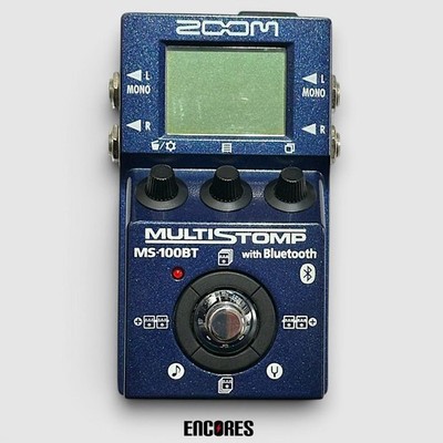 Zoom MS-100BT Multi-Stomp Guitar Effect Pedal Bluetooth Enabled