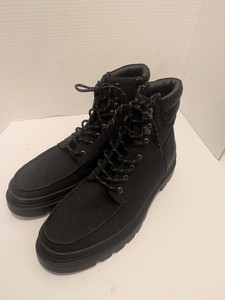 Steve Madden Sixtet Combat Boot Uomo, Pelle marrone chiaro, 43 EU