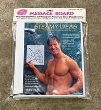 Waterproof Message Board STEAMY IDEAS 10  X 11 1/4  Poolside/Boat Whiteboard