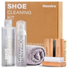 Shoe Cleaner Kit for Sneaker - 8.5 Oz Shoe Cleaning Kit with Shoe Brushes  T...