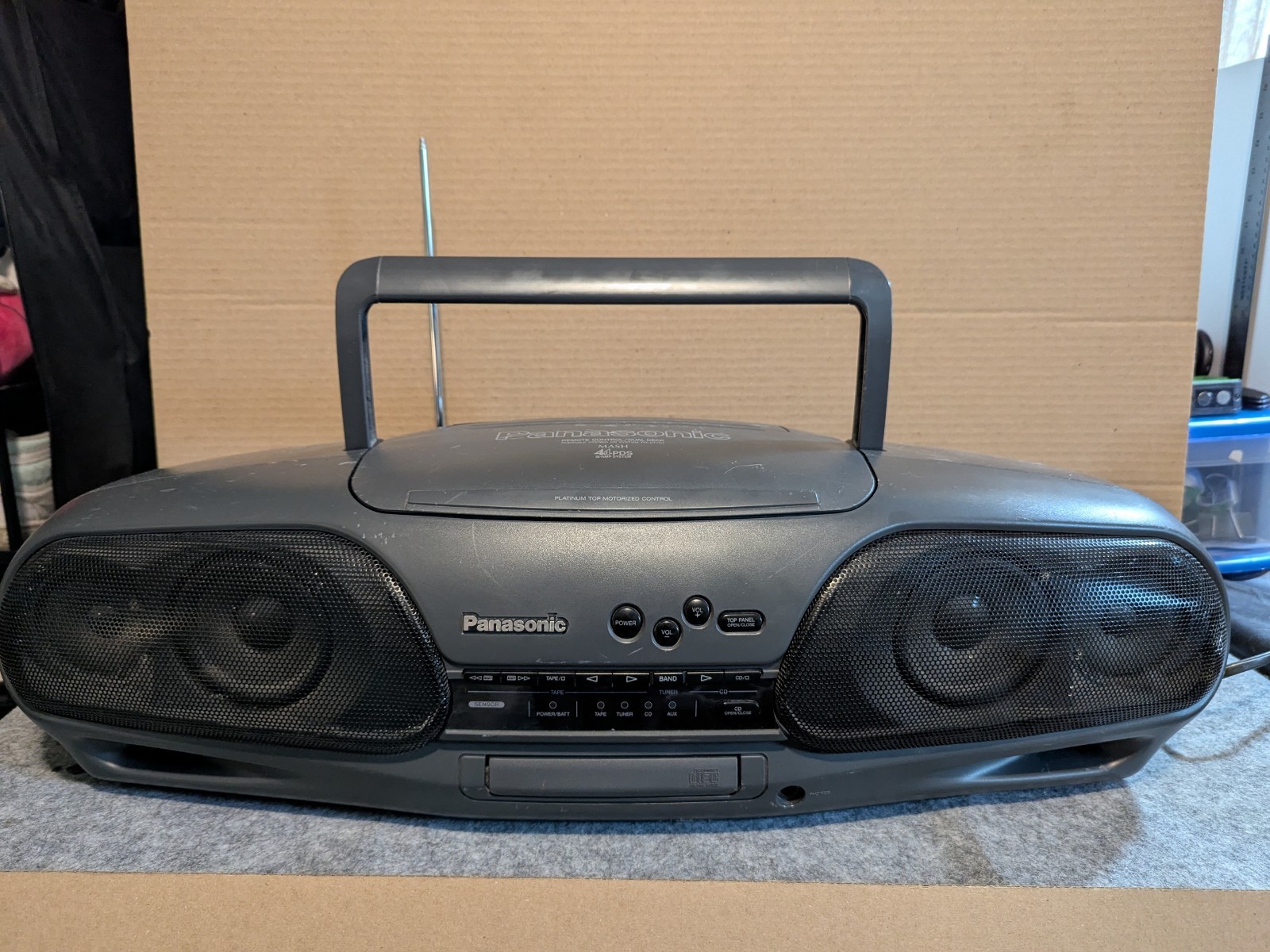 Купить Panasonic RX DT707 Cobra Boombox Tested Working (Портативные Стереосистемы, Бумбоксы) заказать с доставкой лот № 376343805913