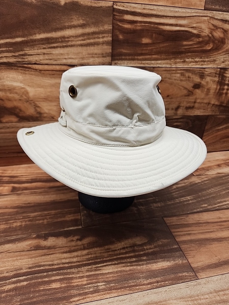 The Tilley Hat Endurables Canvas Bucket Tan Khaki 7 1/4 Made  display picture 1