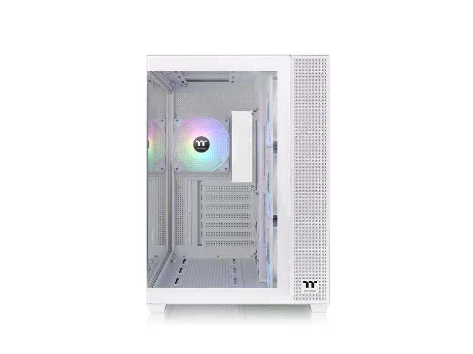 Thermaltake View 380 TG ARGB Snow ATX Case; 4x120mm ARGB Fans Included; Supports - Image 3 of 4