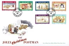 2008 Isle of Man Christmas. The Jolly Christmas Postman First Day Cover
