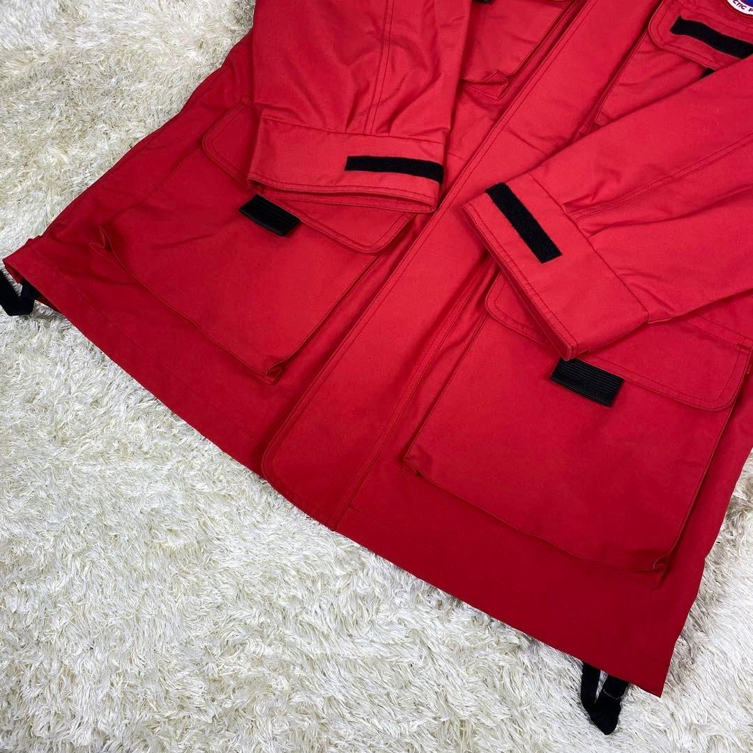 Men's Size S Junya Watanabe Man 18AW Canada Goose Mountain Parka in Red thumbnail 5