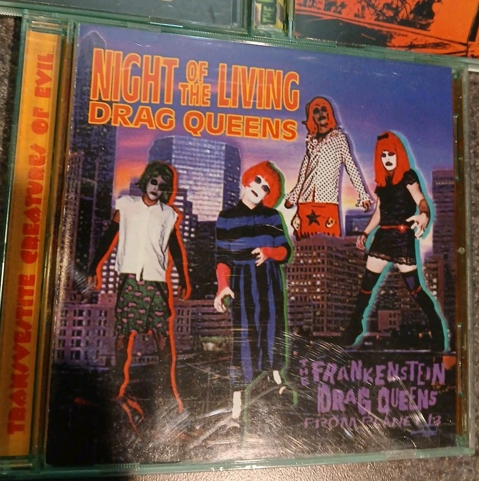 LOT OF 3 Frankenstein Drag Queens Cd From Planet 13 Horror Punk