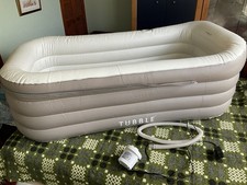 Inflatable Bathtub Portable Adult Children Bath Tub, Foldable Free-Standing