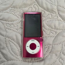 iPod Nano Pink Touch Button Used Compact with Scratches From Japan