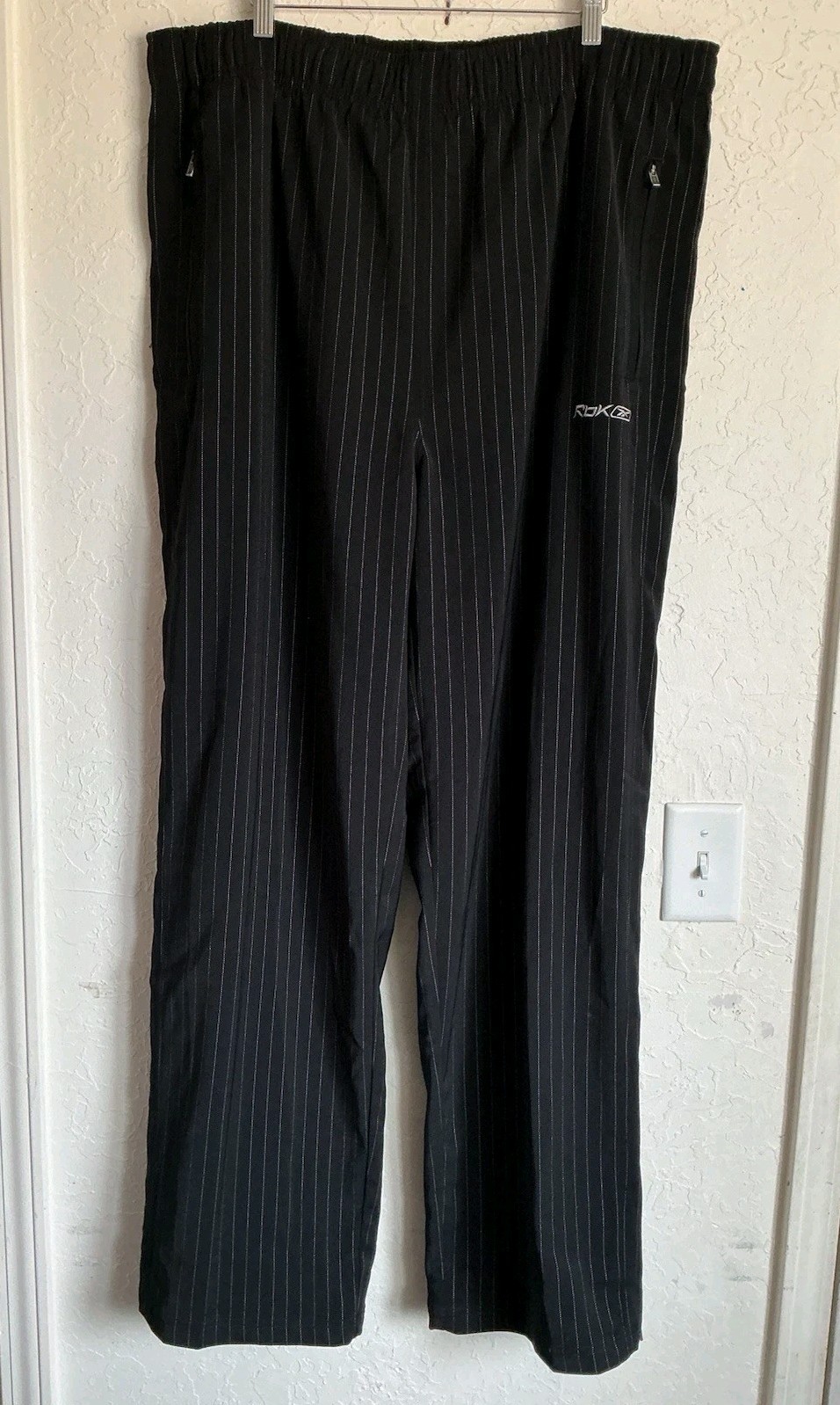 Vintage Reebok Track Pants Men's XLT Lined Striped Basketball Training NEW NOS