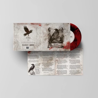 The Raven 45 Vinyl Record - Edgar Allan Poe Never more Inferno Variant - Limited