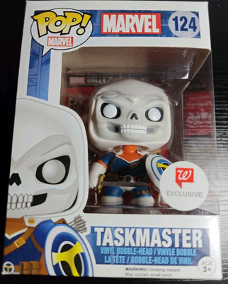 Funko Pop! Marvel TASKMASTER #124 Vinyl Bobble Head Figure Vaulted New