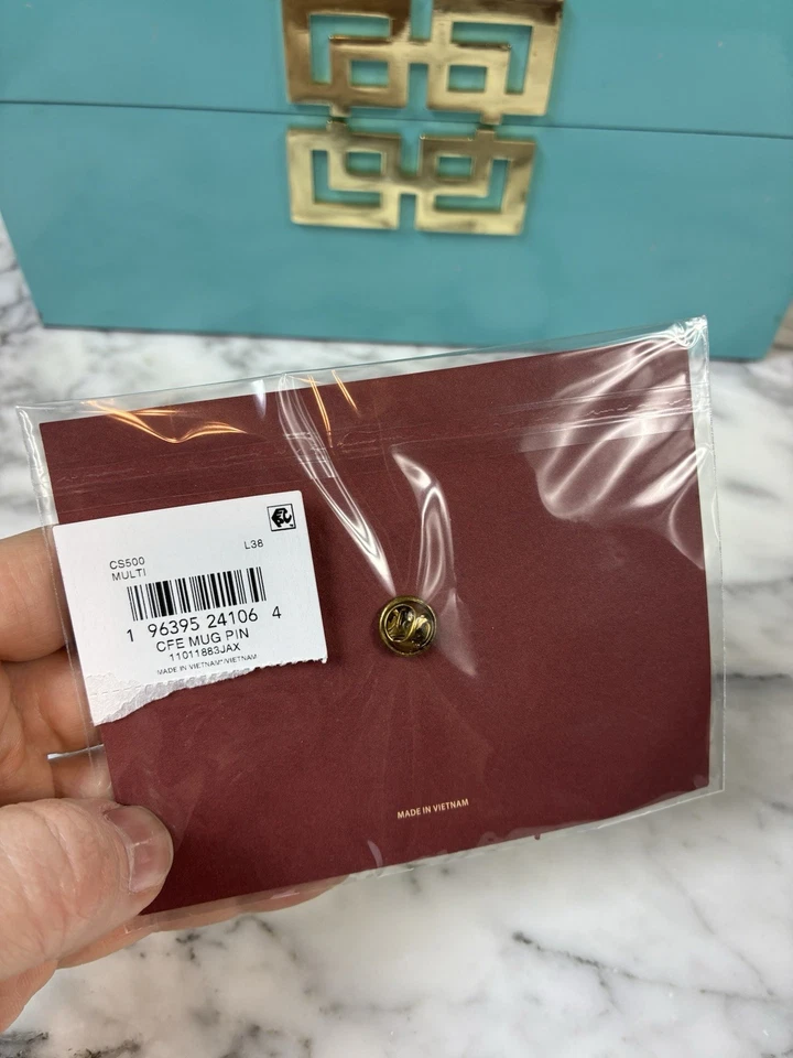 NWT RARE Sealed Coach Coffee Shop Lil Miss Jo Collectible Pin - Image 3 of 3