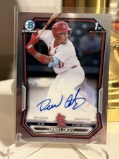 2026 Bowman Deniel Ortiz Chrome Prospect Auto CPA-DOR Cardinals 