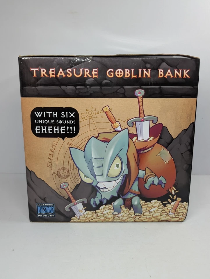 Diablo III D3 Treasure Goblin Coin Bank w/ Sounds Loot Crate Blizzard Think Geek - Image 2 of 4