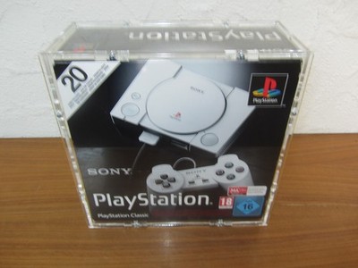 Sony PlayStation Classic Mini PS1 Konsole  neu + versiegelt in stabiler Acrybox