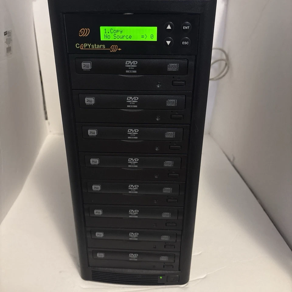 Copystars 1-7 CD/DVD Burner Duplicator System Tower black - Image 3 of 3