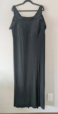 Nightway Black Cold Shoulder Classic Long Maxi Dress Size 20W