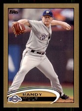 2012 Topps #545 Randy Wolf Gold #/2012 Milwaukee Brewers